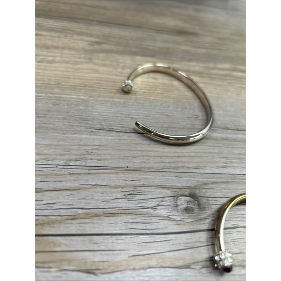 Avon Inspirational Cuff/Bangle Bracelet Silver tone Lot Of 3‎ - Picture 3 of 11